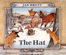 The Hat  by Jan Brett  (board book)