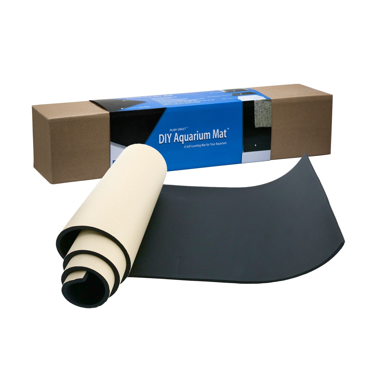 D.I.Y. Self Leveling Adhesive Rubber Aquarium Mat