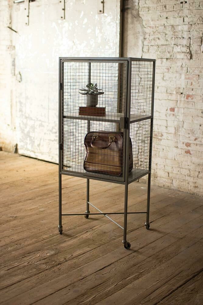 Wire Cage Shelving Unit