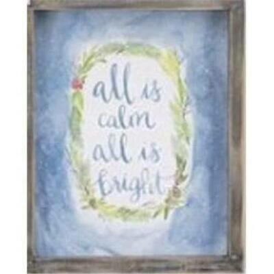 All Is Calm Watercolor 