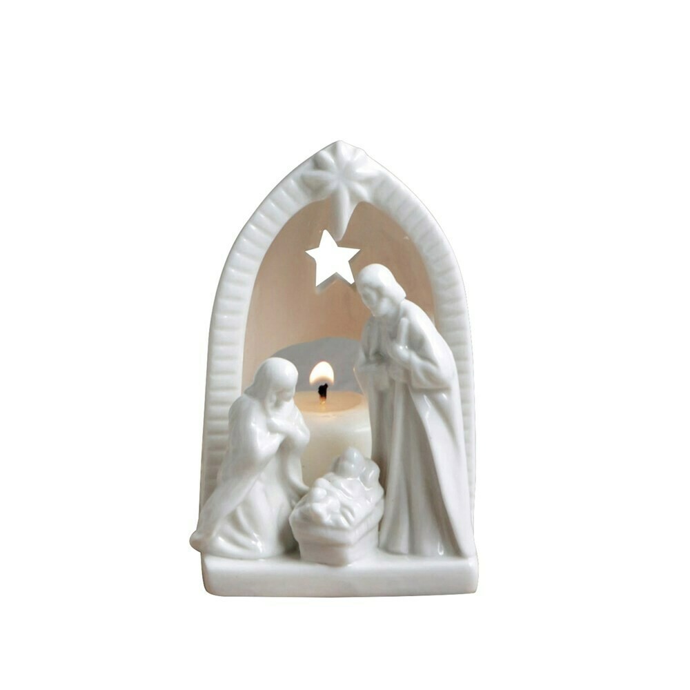 Ceramic nativity scene