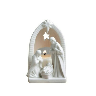 Ceramic nativity scene