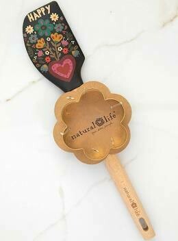 Spatula/ Cookie Cutter Set - Happy 