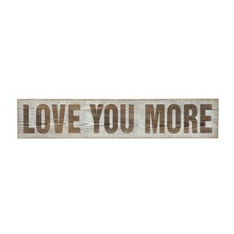 Love You More Wall Decor