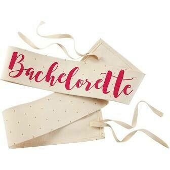 Bachelorette Sash