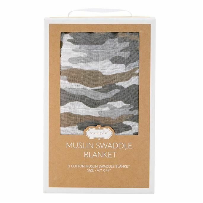 Camo Muslin Swaddle 
