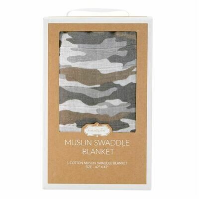 Camo Muslin Swaddle 