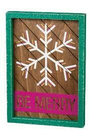 Be Merry Box Sign