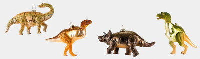 Dinosaur Glass Ornament 