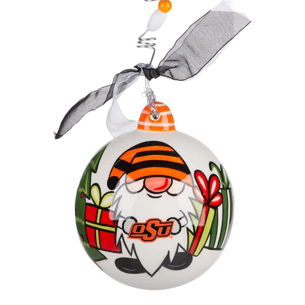 Oklahoma State Gnome Ornament 