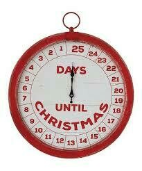 Wood Countdown Wall Decor