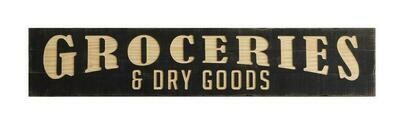 Groceries &amp; Dry Goods Wall Decor