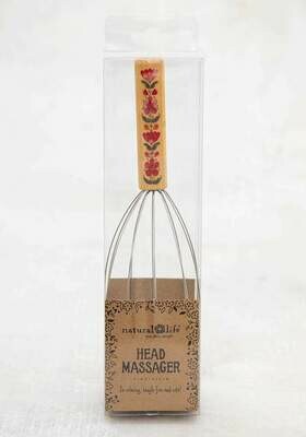 Head Massager- Folk Flowers