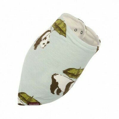 Kerchief Bib Blue Panda