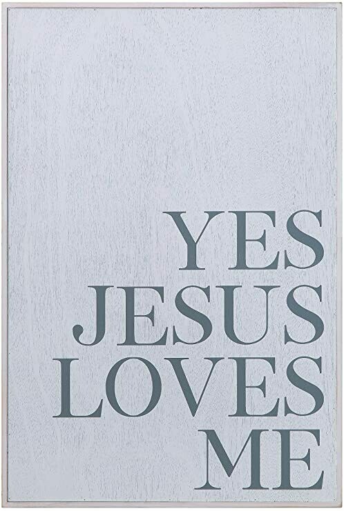 Jesus Loves Me Wall Decor 