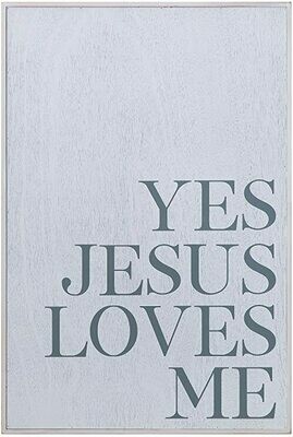 Jesus Loves Me Wall Decor 