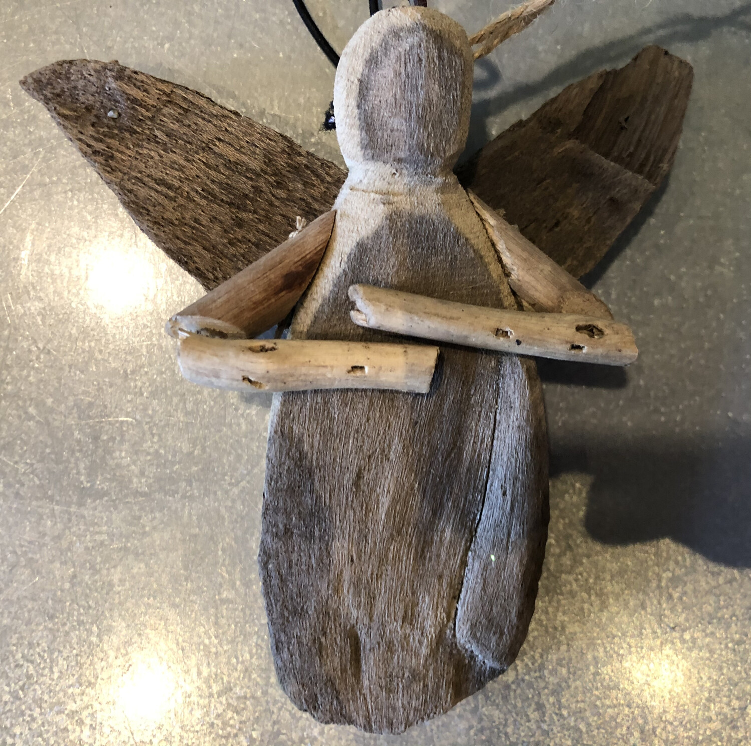 Driftwood Angel Ornament