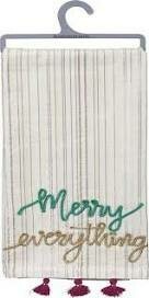 Merry Everything dish towel