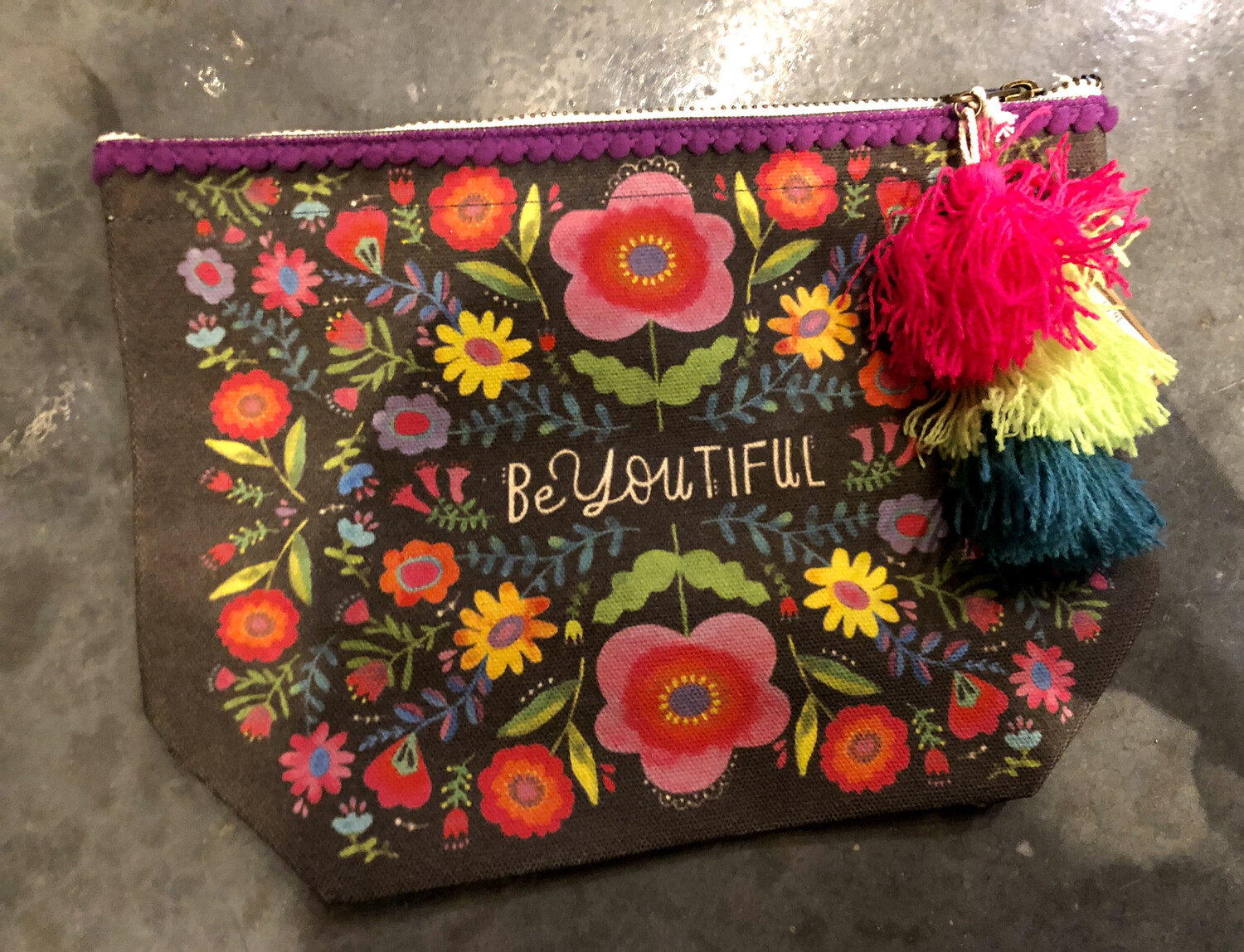 Black BeYOUtiful Canvas Pouch 