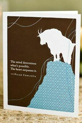 Card-The mind determines what's possible