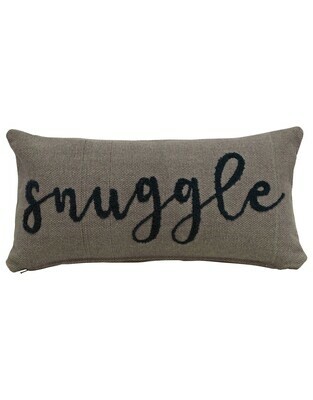 Embroidered Snuggle Pillow
