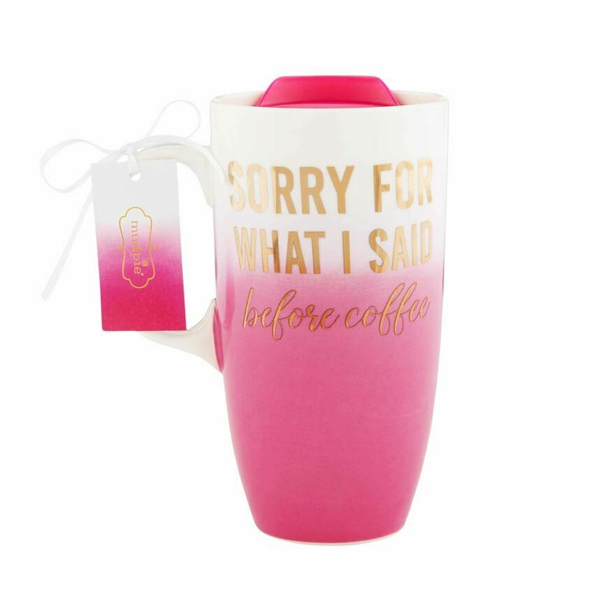 Ombre Travel Mug- Pink 