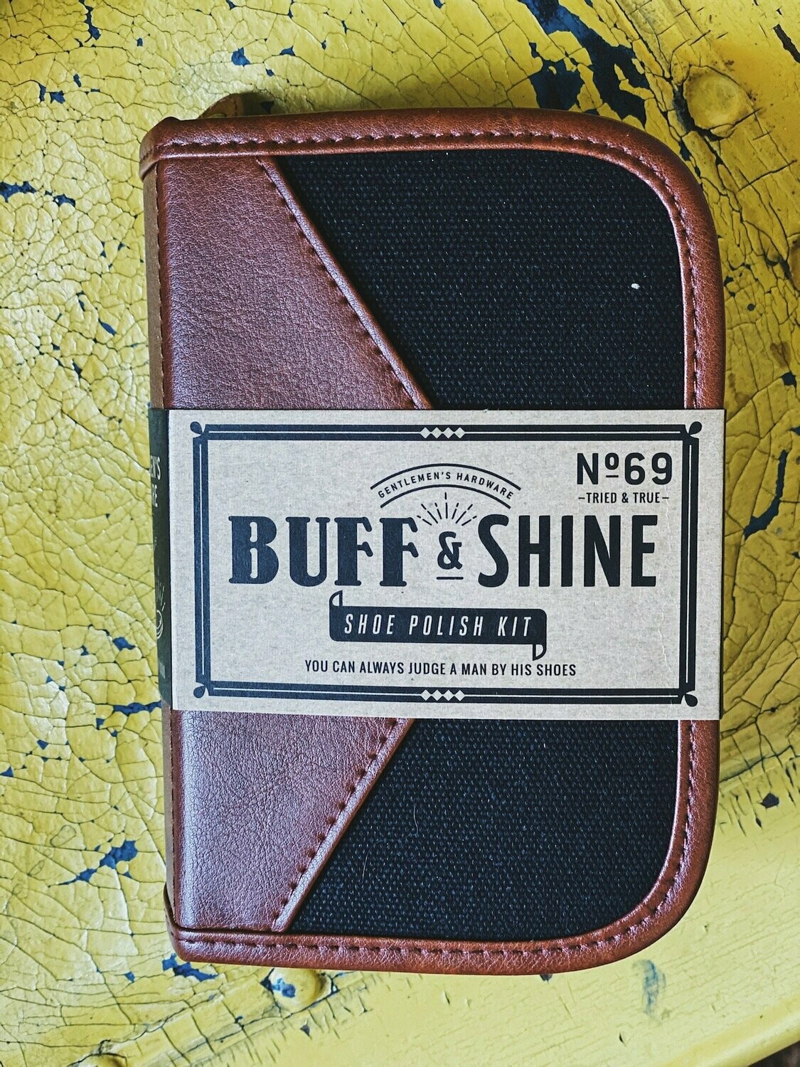 Shoe Shine Kit - Charcoal 