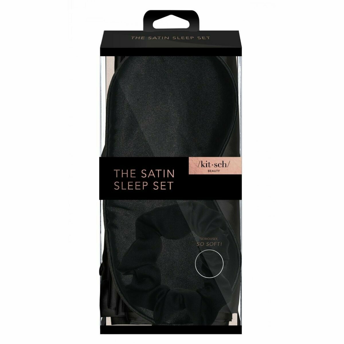 Satin Sleep Set - Black 