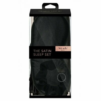 Satin Sleep Set - Black 