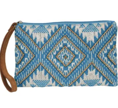 Blue Wristlet