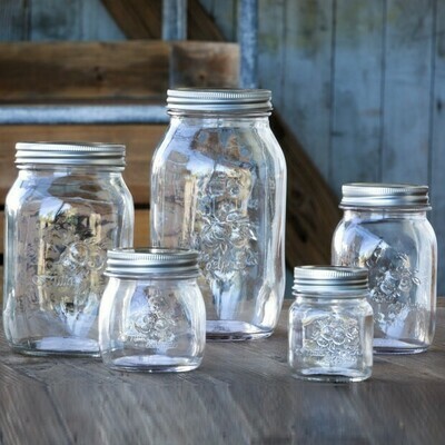 Mason Jar Canister Set of 5