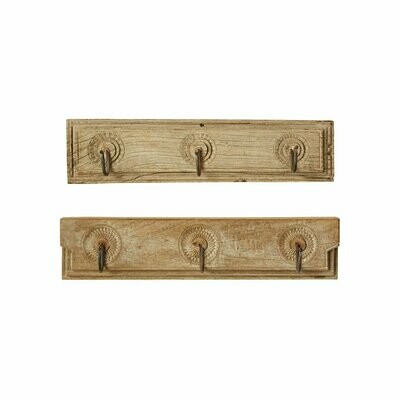 Found Vintage Wooden Artifact with hooks