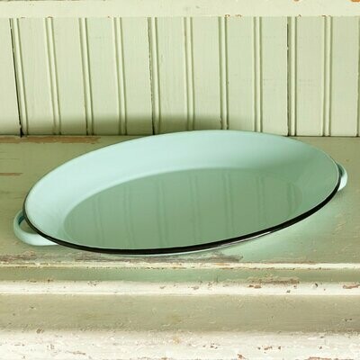 Enamelware Oval Tray