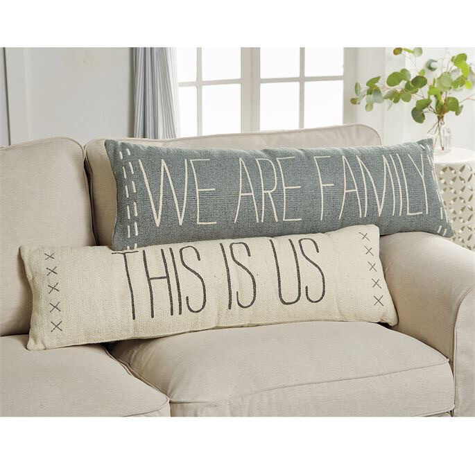 We Are Family Long Pillow 