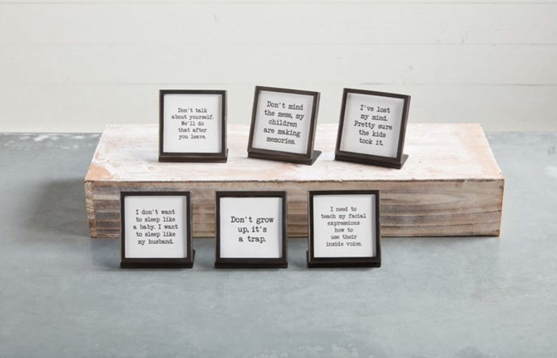 Metal saying plaque-I've lost my mind