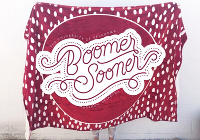 University Of Oklahoma Fleece Blanket
