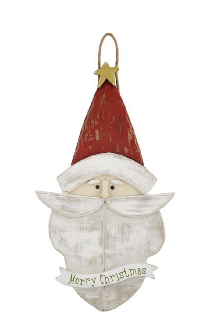 Santa Face Door Hanger
