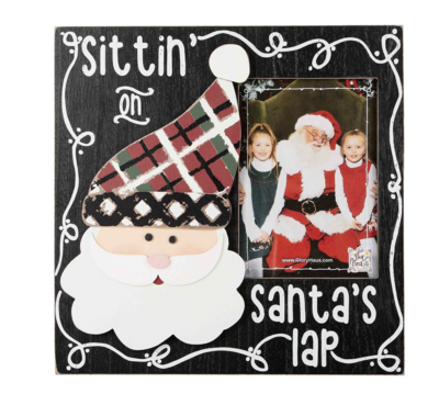 Sittin' on Santa's Lap Frame