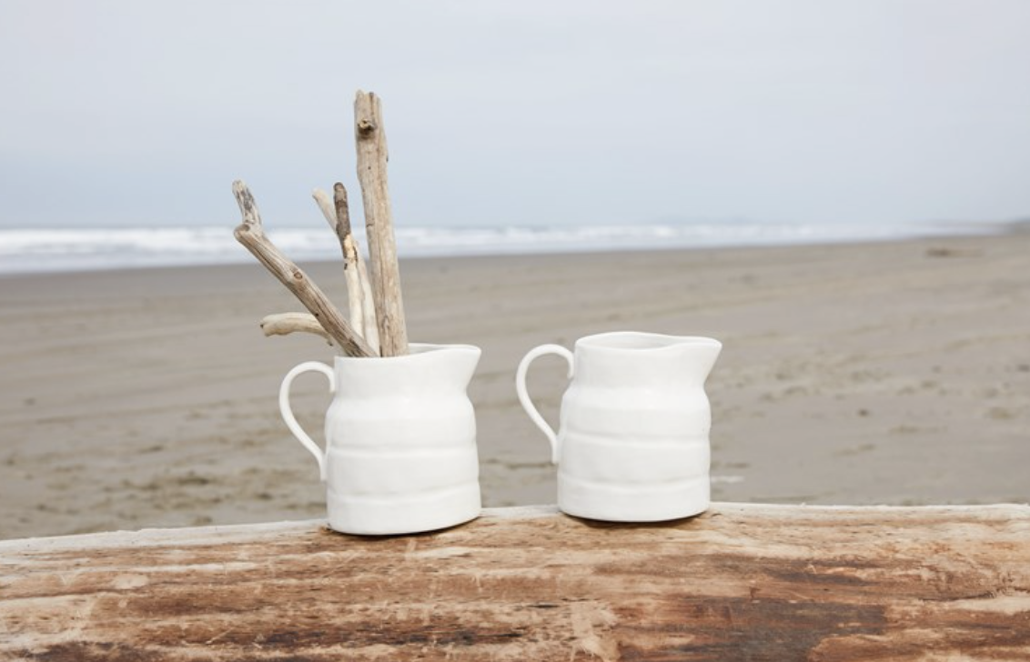 Vintage 64 oz Stoneware Vase