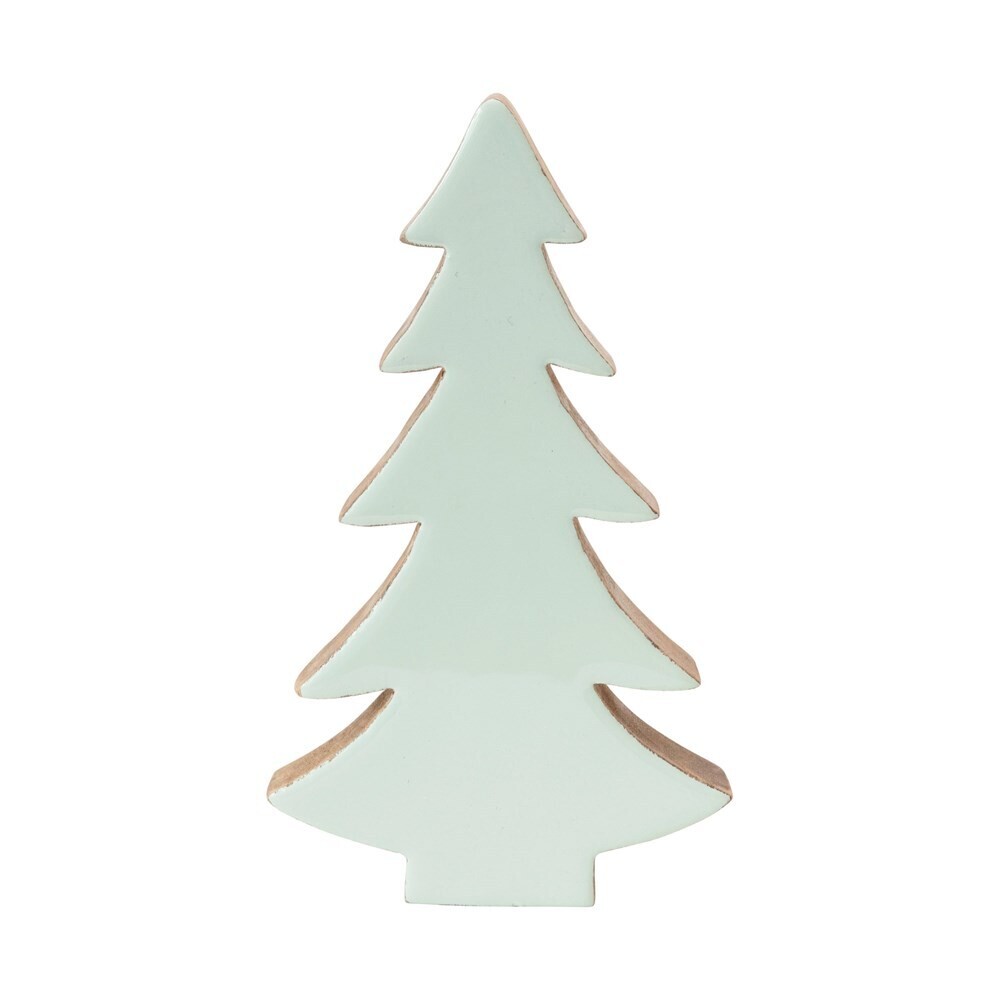Small Glass and Wood Christmas Tree