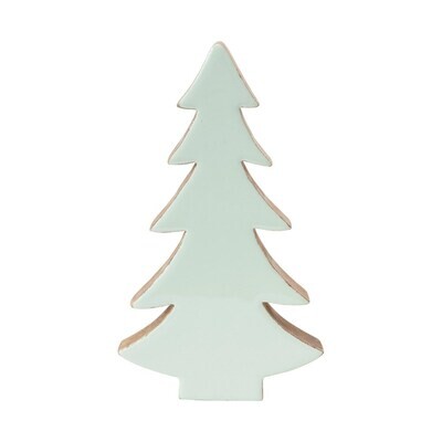 Small Glass and Wood Christmas Tree
