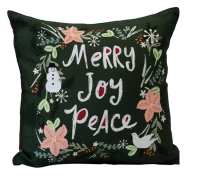 Merry Jolly Peace Pillow