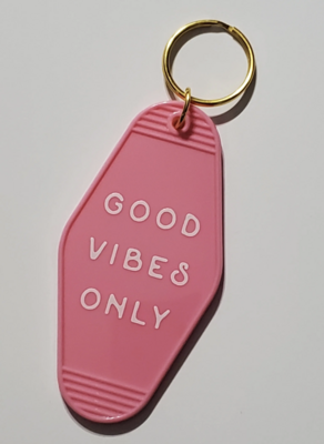 Good Vibes Only Keychain