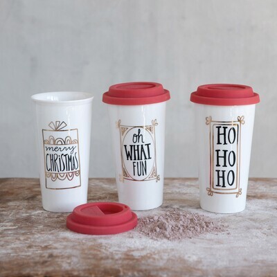 3 Styles Christmas Travel Mugs
