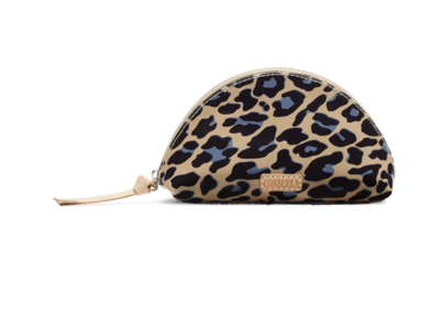 Medium Blue Jag Cosmetic Case