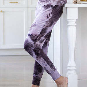 Purple Tye Dye Joggers S