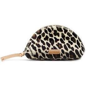 Medium Cosmetic Bag Brown Leopard