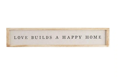 Love Happy Home Canvas 