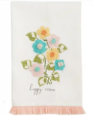 Happy Vibes tea Towel