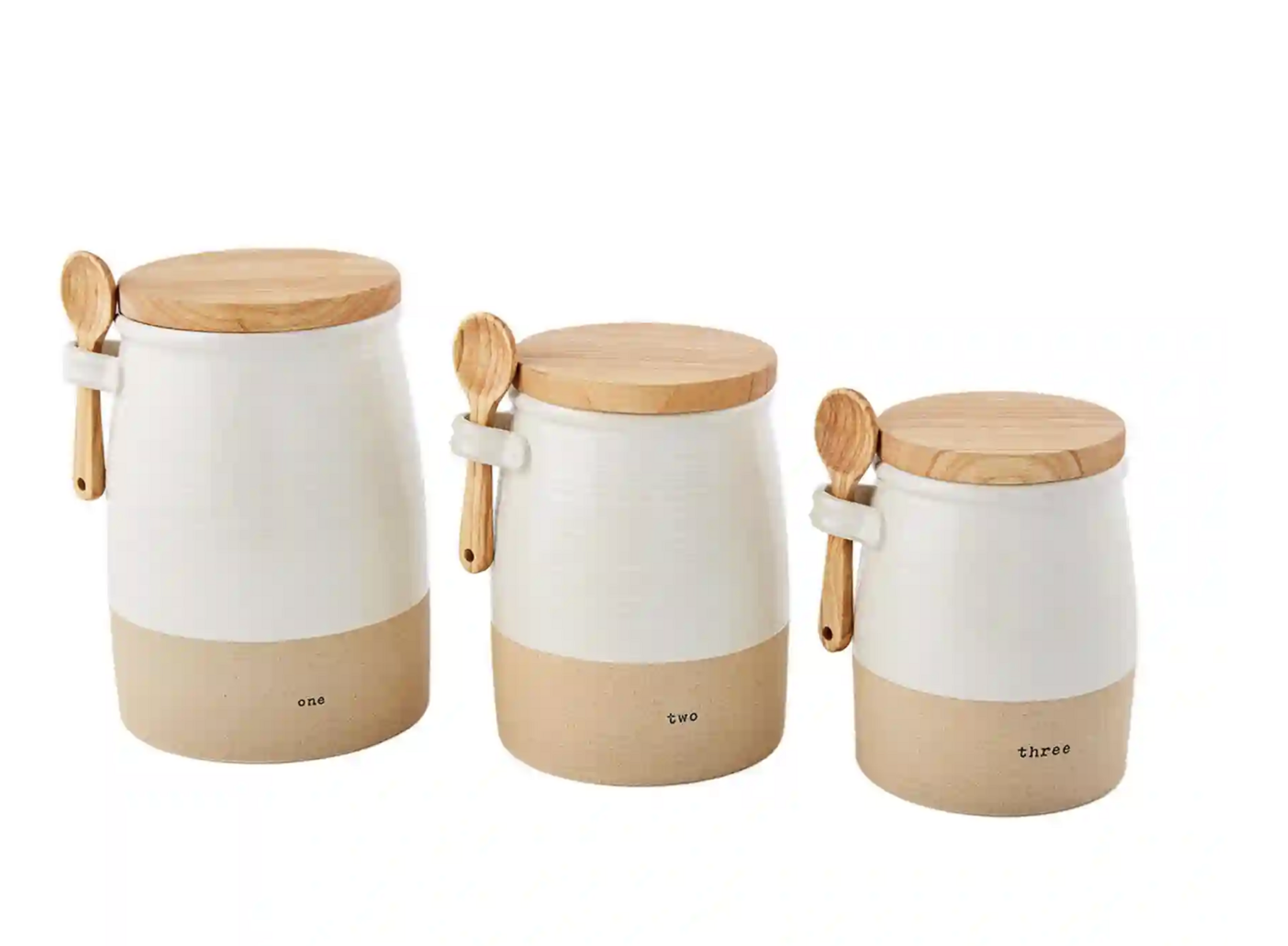 Stoneware Canister Set
